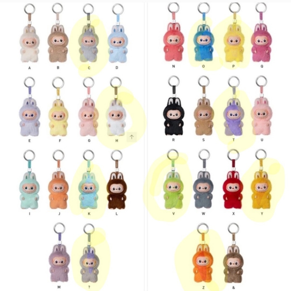 100% Authentic Confirm Letter V4 THE MONSTERS LABUBU PIN FOR LOVE PLUSH PENDANT